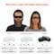 Ergodyne LOKI, Safety Glasses, Anti-Fog, Smoke Lens, Matte Black Frame Frame, Full-Frame LOKI-AFAS - alternate 9